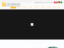 Tablet Screenshot of cesimak.com